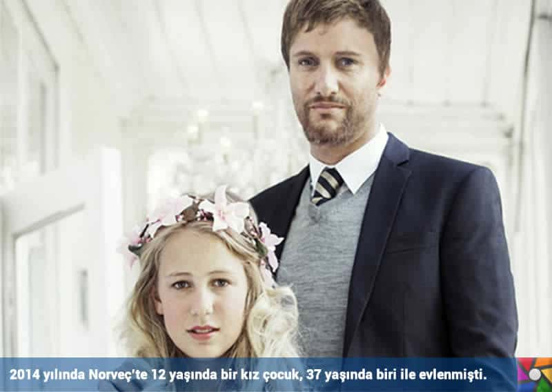 Dünyada her 7 saniyede bir çocuk gelin evleniyor! | Norveç'te yaşanan ender bir çocuk gelin vakası